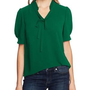 CeCe Green Blouse